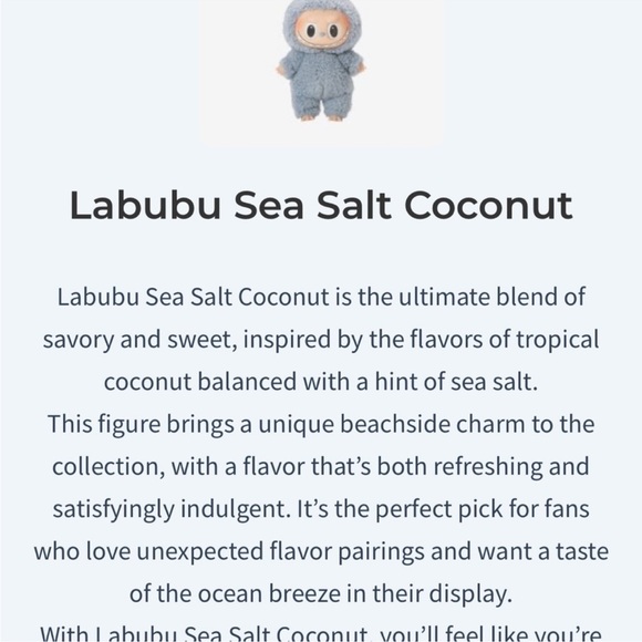 Blue Plush Bunny Keychain - Picture 3 of 3